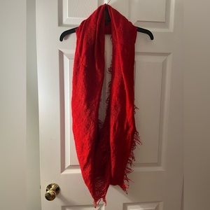 Red scarf